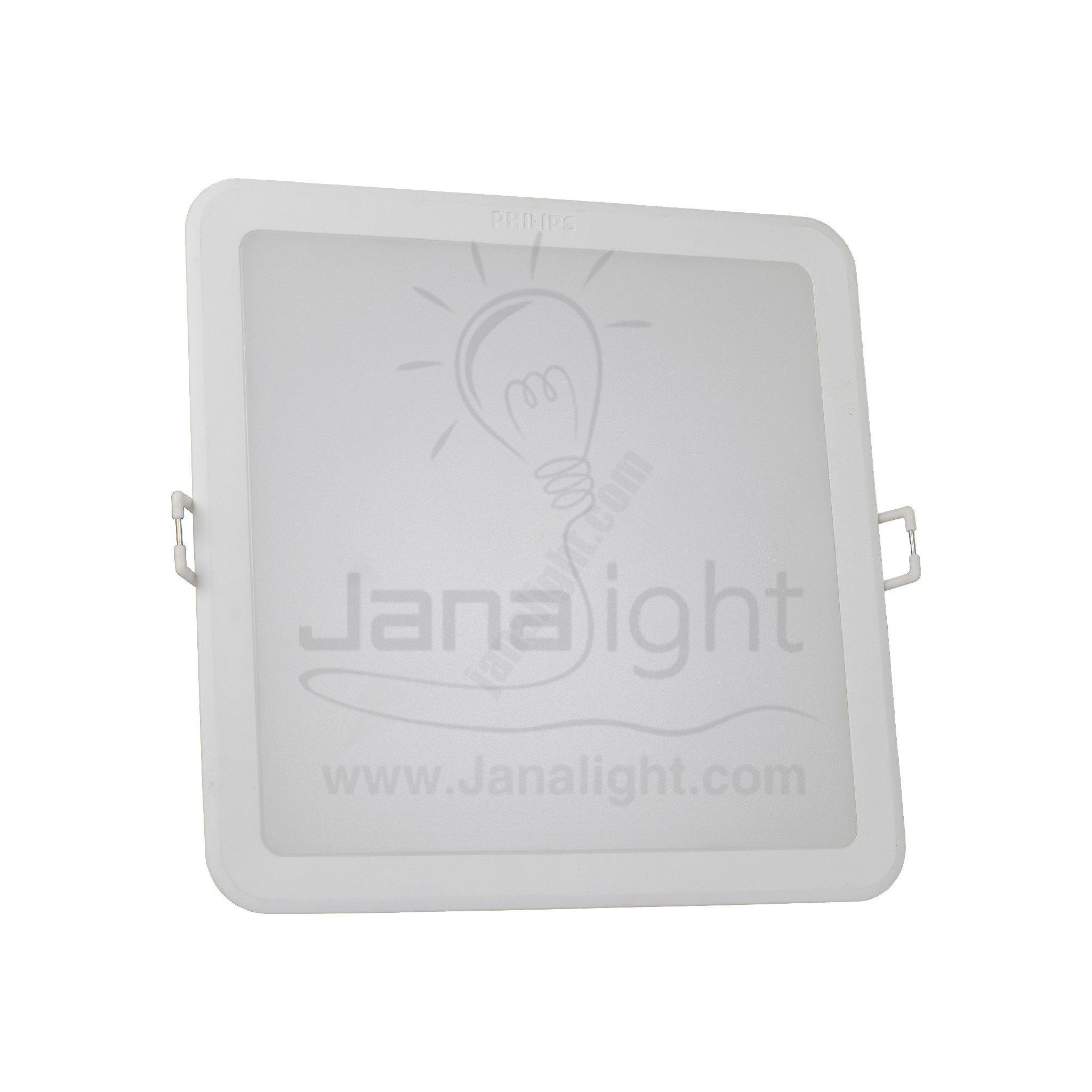 سبوت بانيل مربع ميسون 13 وات وورم فيليبس Square warm 13 watt meson LED downlight philips